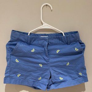 Vineyard Vines Women's Pastel Lime Blue Shorts